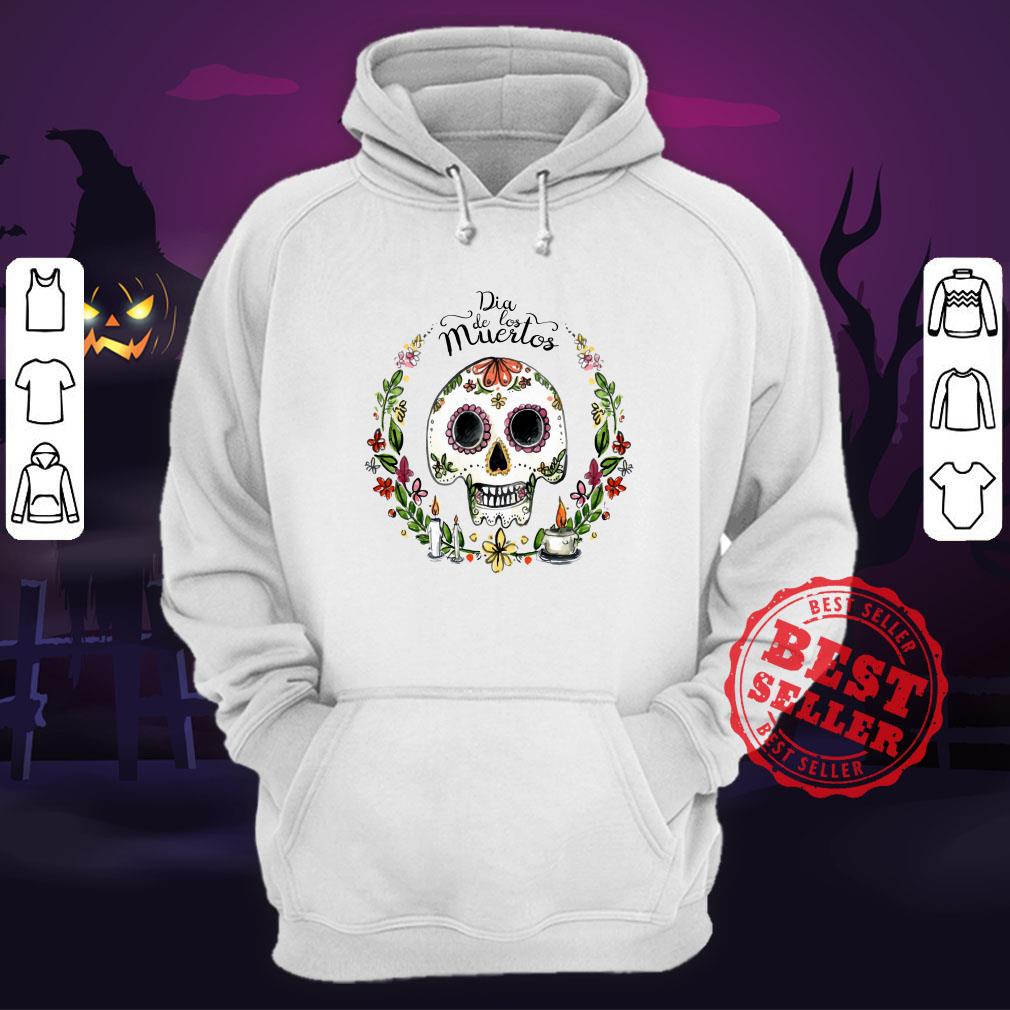 Dia De Los Muertos Sugar Skull Happy Holiday Shirt - Image 3