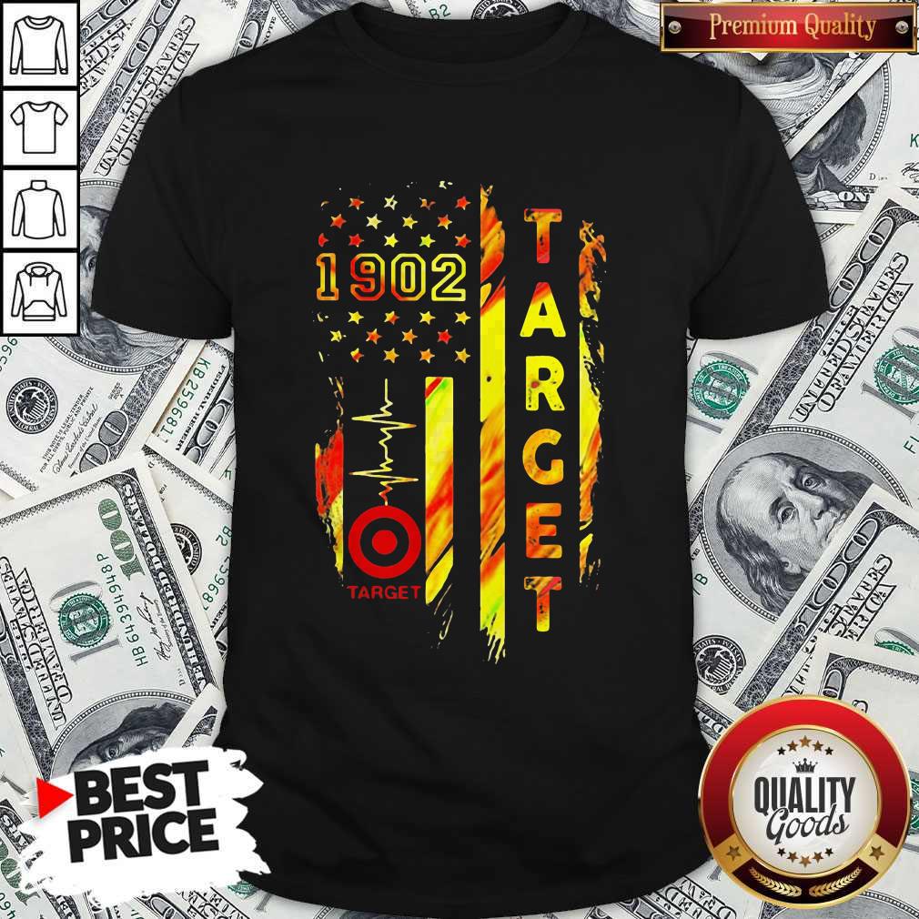 Target Heartbeat America Flag Independence Day Shirt