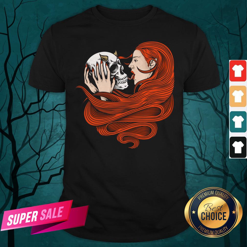 The Girl With Sugar Skull Day Of Dead Shirt