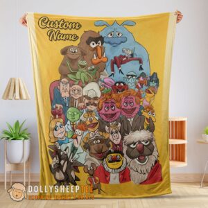Awesome Perfect Muppet Show Characters Blanket Fleece Customized Blanket