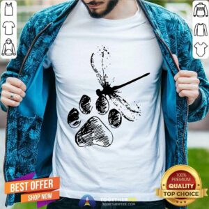 Awesome Dogs And Dragonflies Shirt