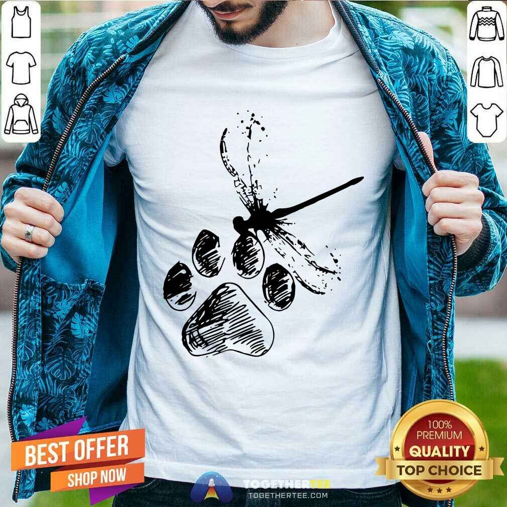 Awesome Dogs And Dragonflies Shirt