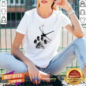 Alternative view of Awesome Dogs And Dragonflies Shirt