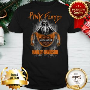 Pink Floyd Skull Motor Harley Davidson Cycles Shirt