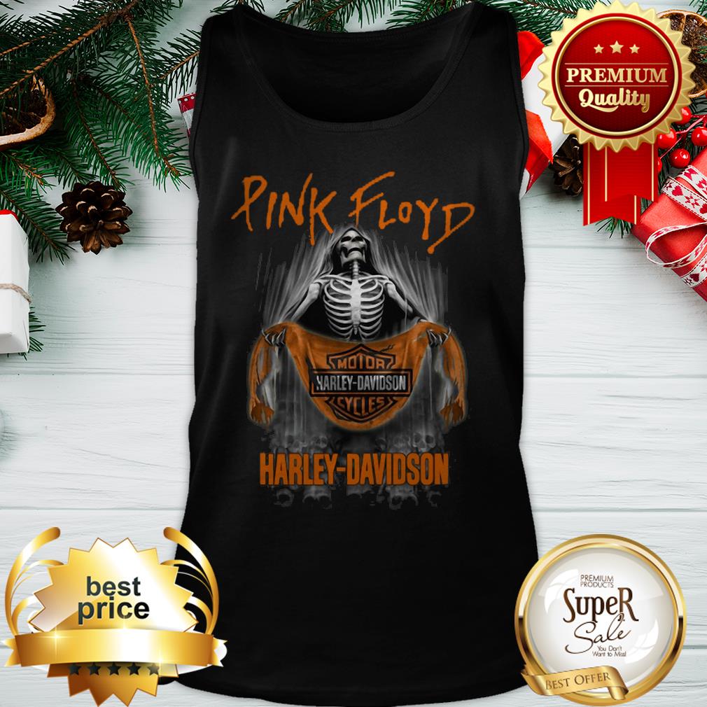 Pink Floyd Skull Motor Harley Davidson Cycles Shirt - Image 3