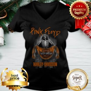Alternative view of Pink Floyd Skull Motor Harley Davidson Cycles Shirt