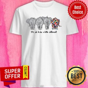 Elephant It's Ok To Be A Little Different Shirt