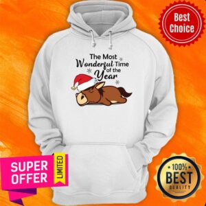 Alternative view of Horse The Most Wonderful Time Of The Year Christmas Shirt