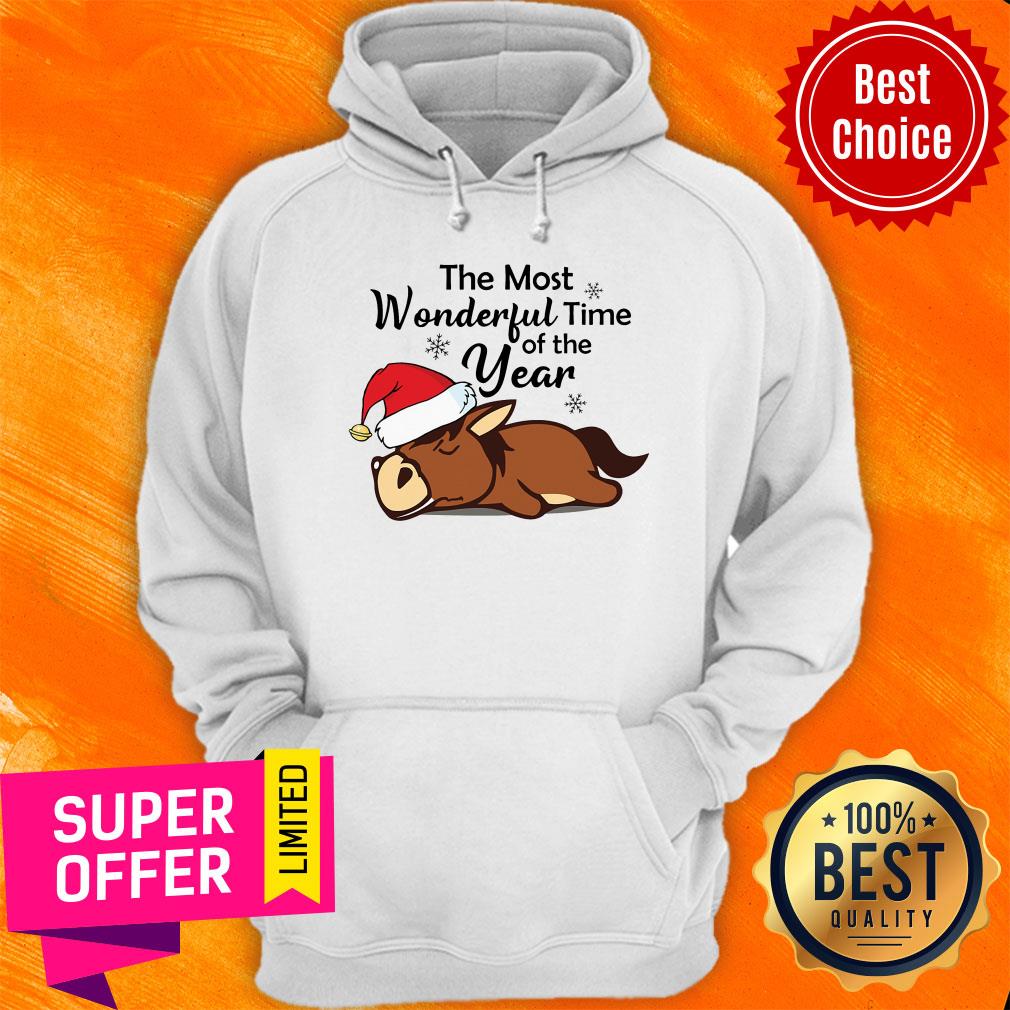 Horse The Most Wonderful Time Of The Year Christmas Shirt - Image 2