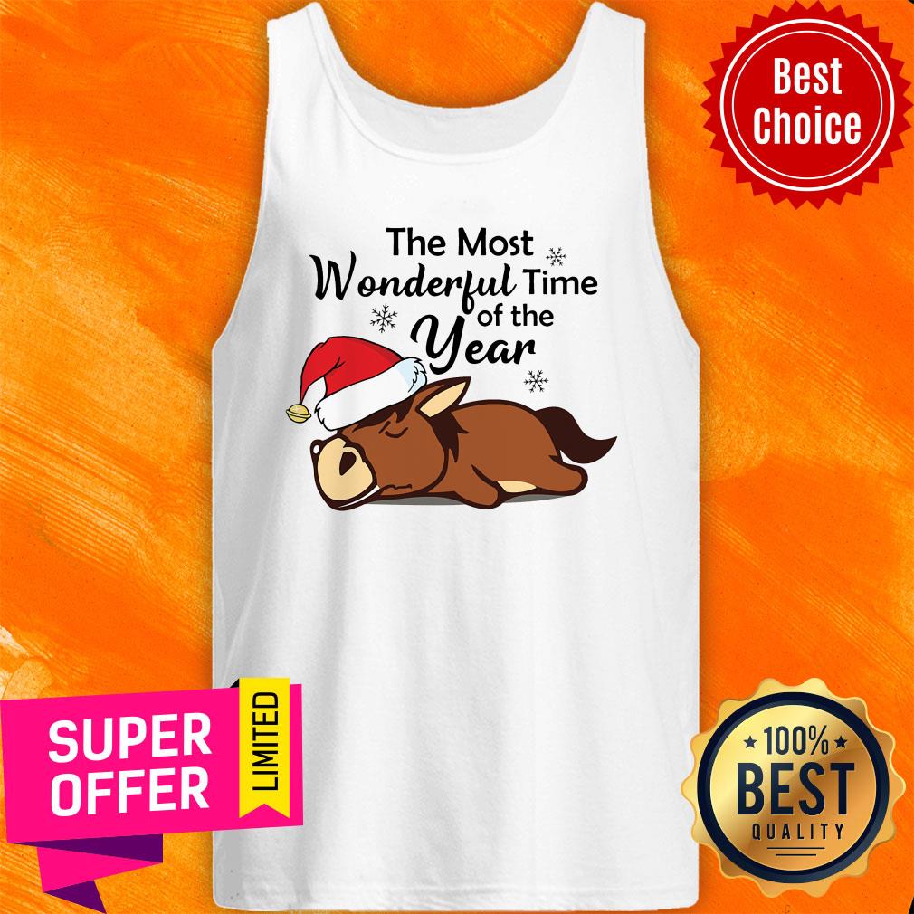 Horse The Most Wonderful Time Of The Year Christmas Shirt - Image 4