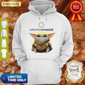 Alternative view of Nice Baby Yoda Hug Grupo Hinode Mask Shirt