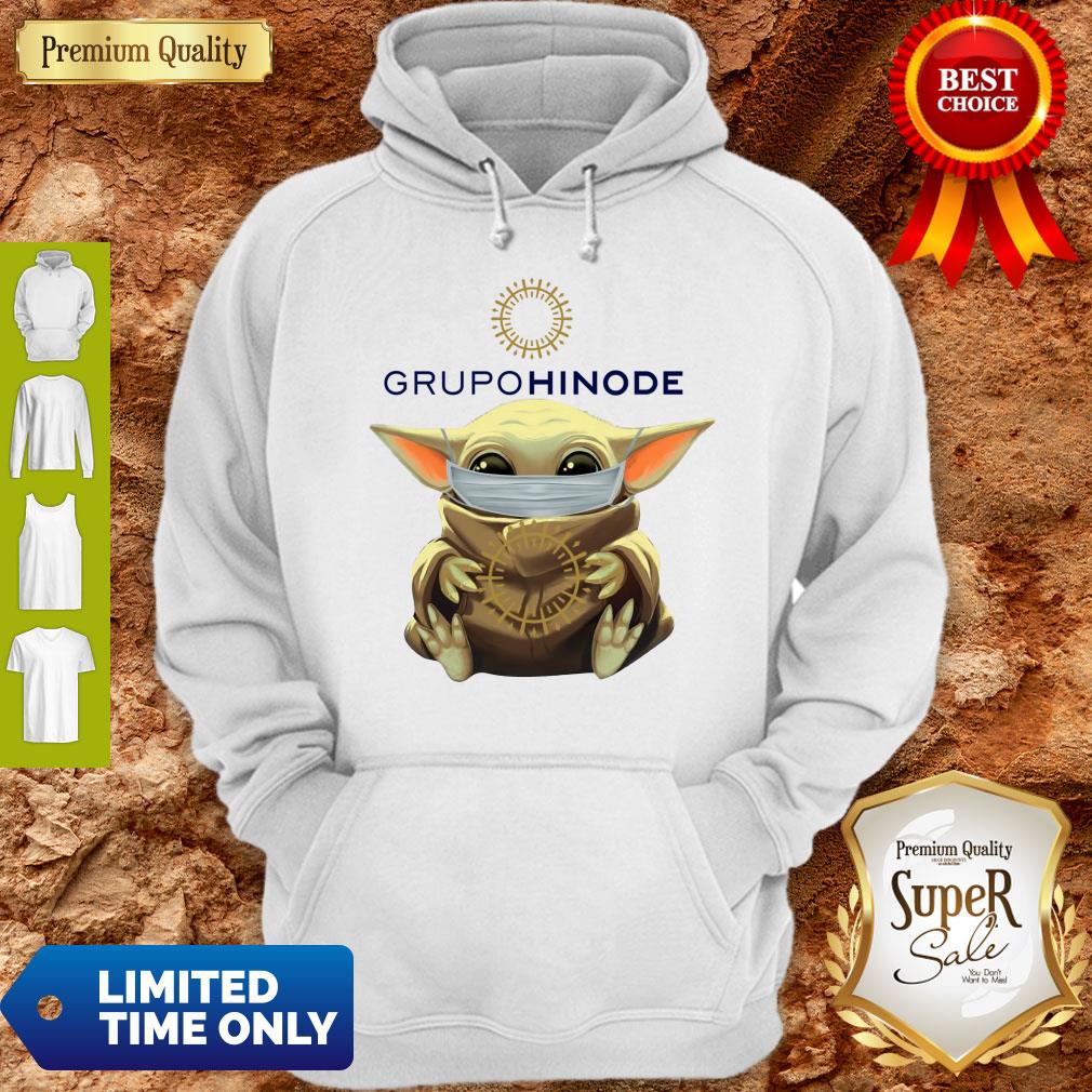 Nice Baby Yoda Hug Grupo Hinode Mask Shirt - Image 2