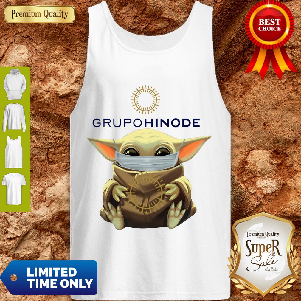Nice Baby Yoda Hug Grupo Hinode Mask Shirt - Image 4