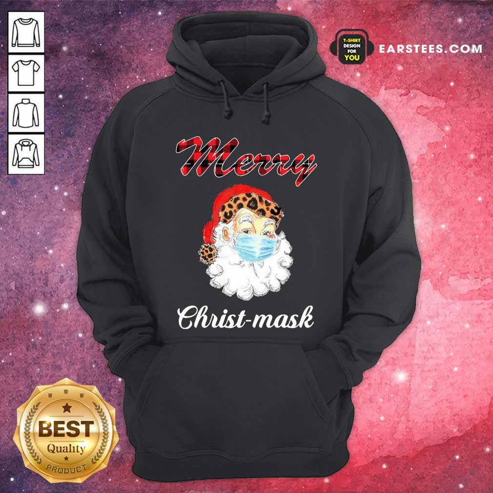 Funny Santa Claus Face Mask Merry Christmas 2020 Shirt - Image 2