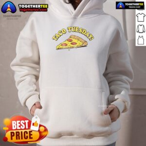 Alternative view of Nice Taco Tuesday Pizza T-Shirt