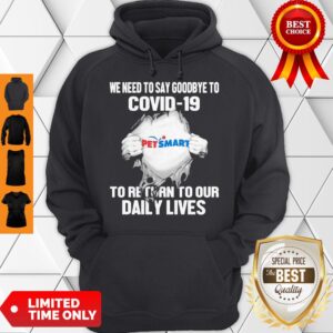 Alternative view of Pet Smart We Need To Say Goodbye To Covid 19 To Return To Our Daily Lives Hands Shirt