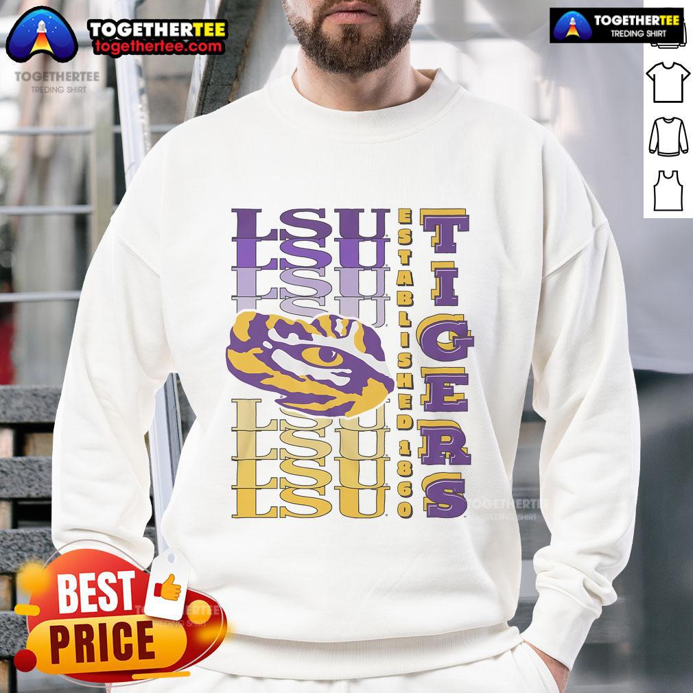 Official LSU Tigers Gradient Wordmark T-Shirt - Image 5