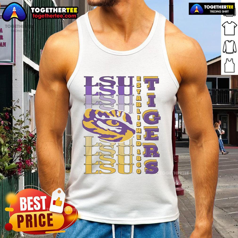 Official LSU Tigers Gradient Wordmark T-Shirt - Image 4