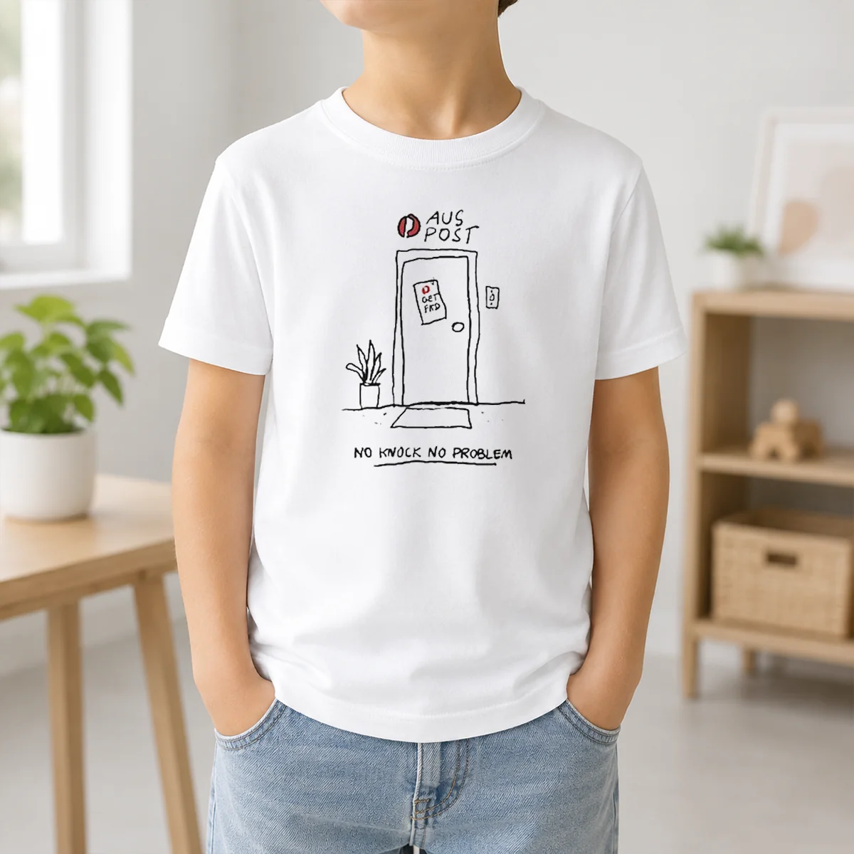 Funny Aus Post No Knock No Problem Shirt - Image 9