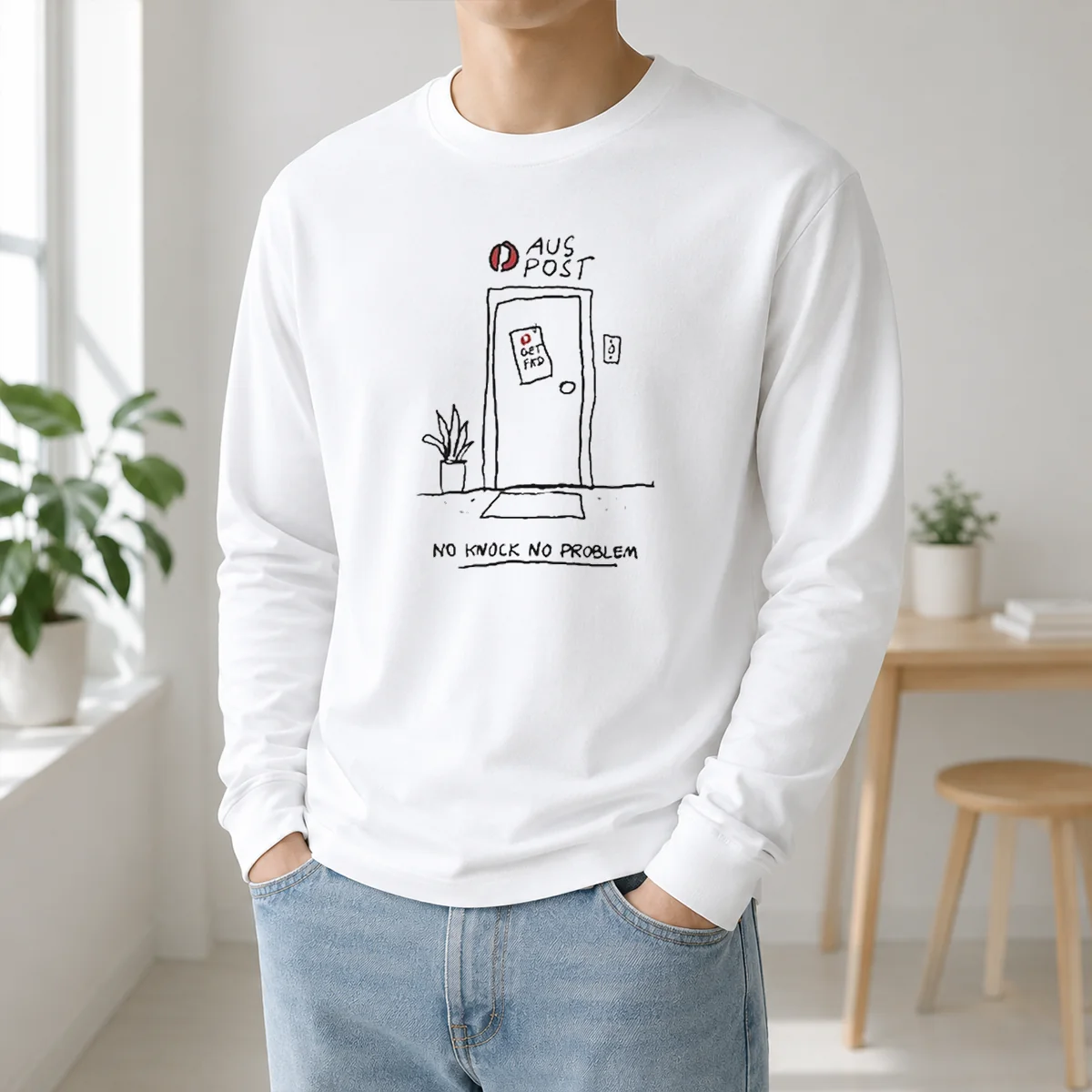 Funny Aus Post No Knock No Problem Shirt - Image 5