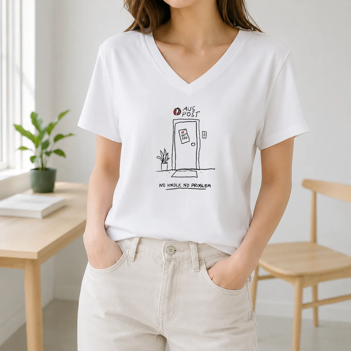 Funny Aus Post No Knock No Problem Shirt - Image 2