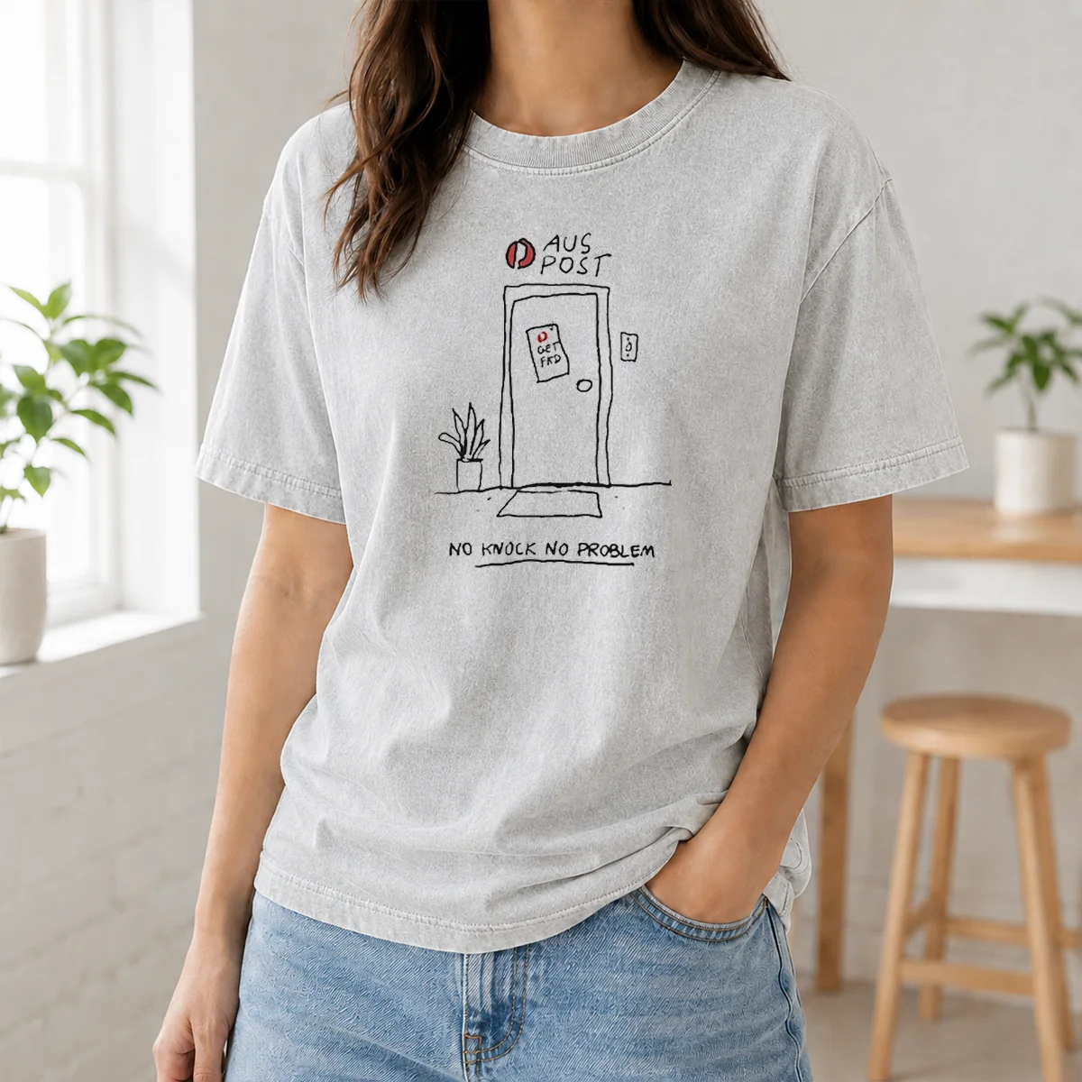 Funny Aus Post No Knock No Problem Shirt - Image 8