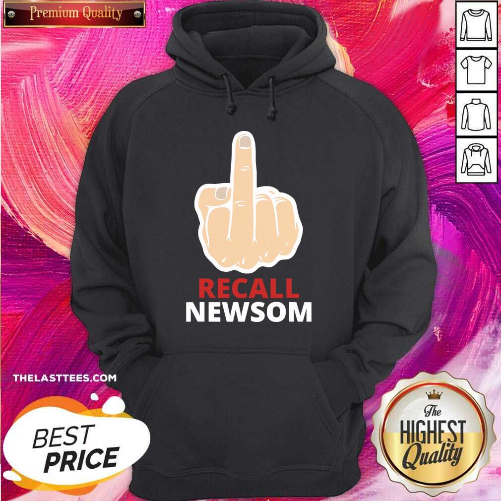 Funny Recall Newsom 2020 Middle Finger Shirt - Image 5