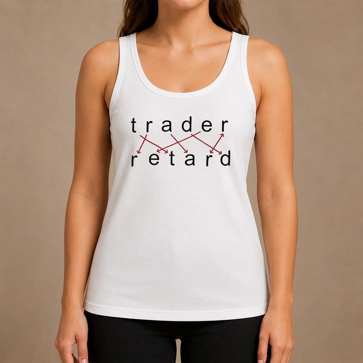 Hot Pretty Trader Retard Wordplay Stock Market Trading Shirt - Image 3