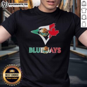 Awesome Toronto Blue Jays Baseball X Mexican Flag T-Shirt