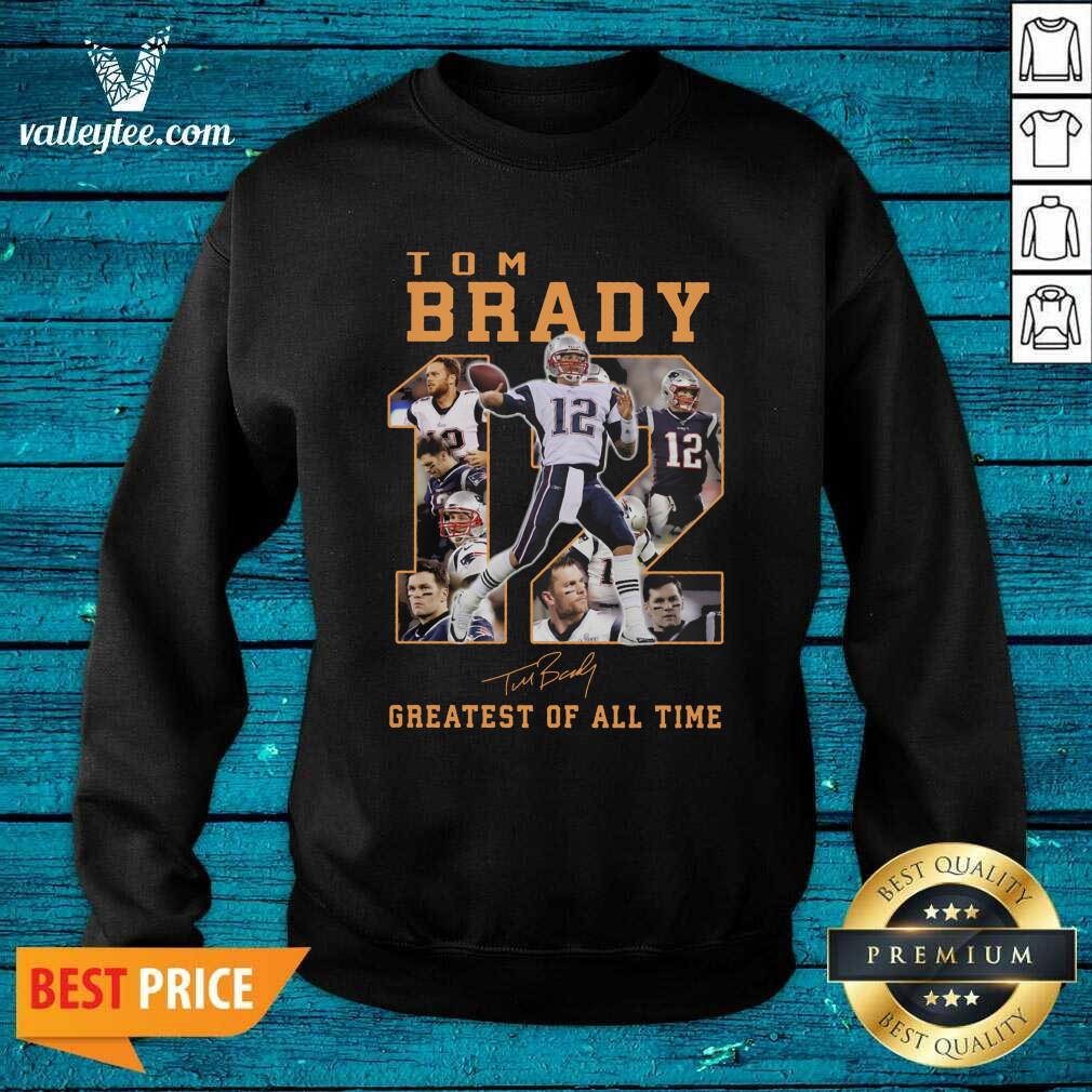 Fantastic 12 Tom Brady Greatest Of All Time Signature Shirt - Image 5