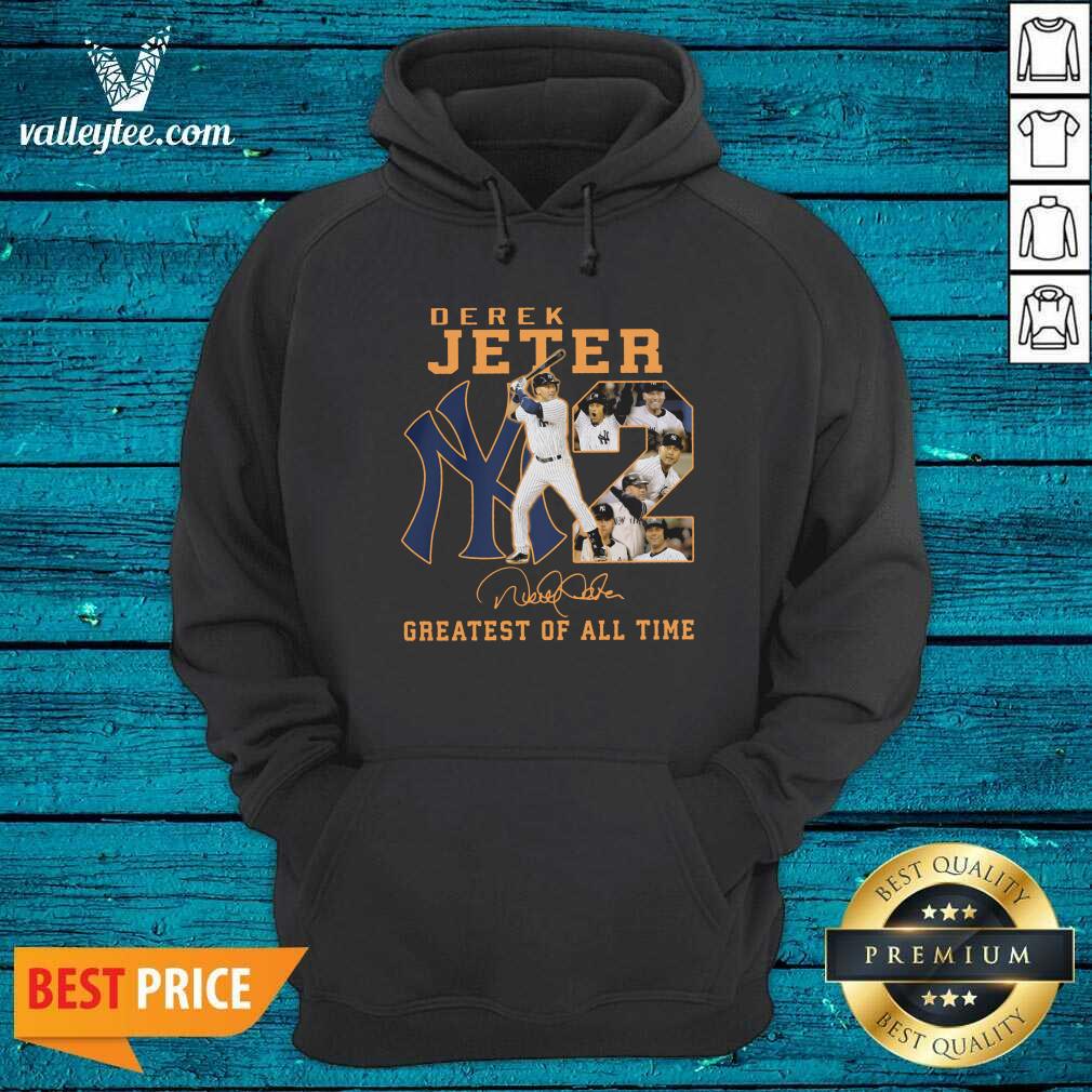 Funny NY2 Derek Jeter Greatest Of All Time Signature Shirt - Image 2