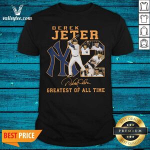 Funny NY2 Derek Jeter Greatest Of All Time Signature Shirt