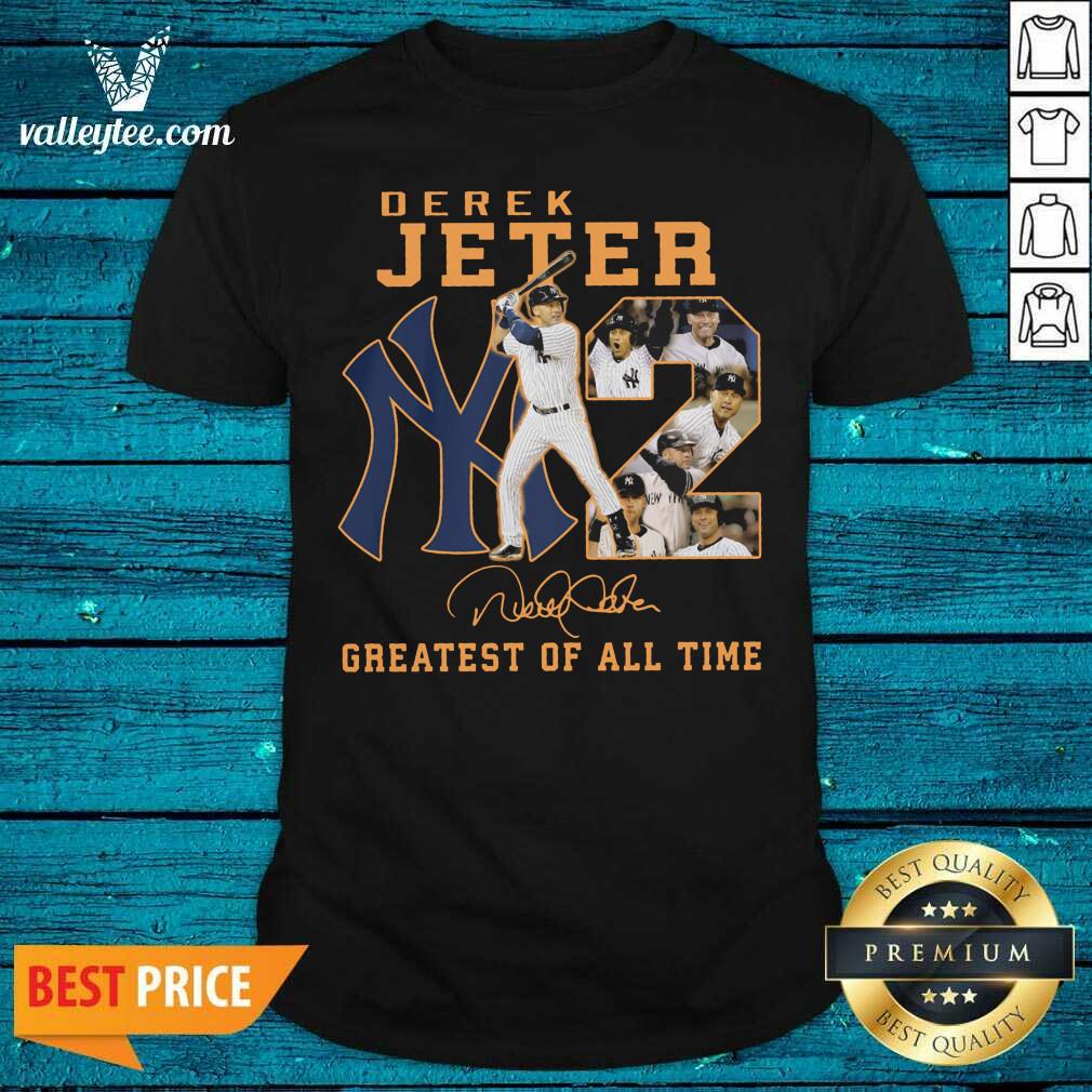 Funny NY2 Derek Jeter Greatest Of All Time Signature Shirt
