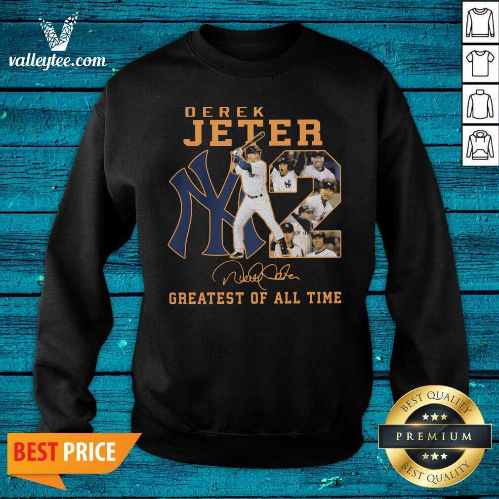Funny NY2 Derek Jeter Greatest Of All Time Signature Shirt - Image 5