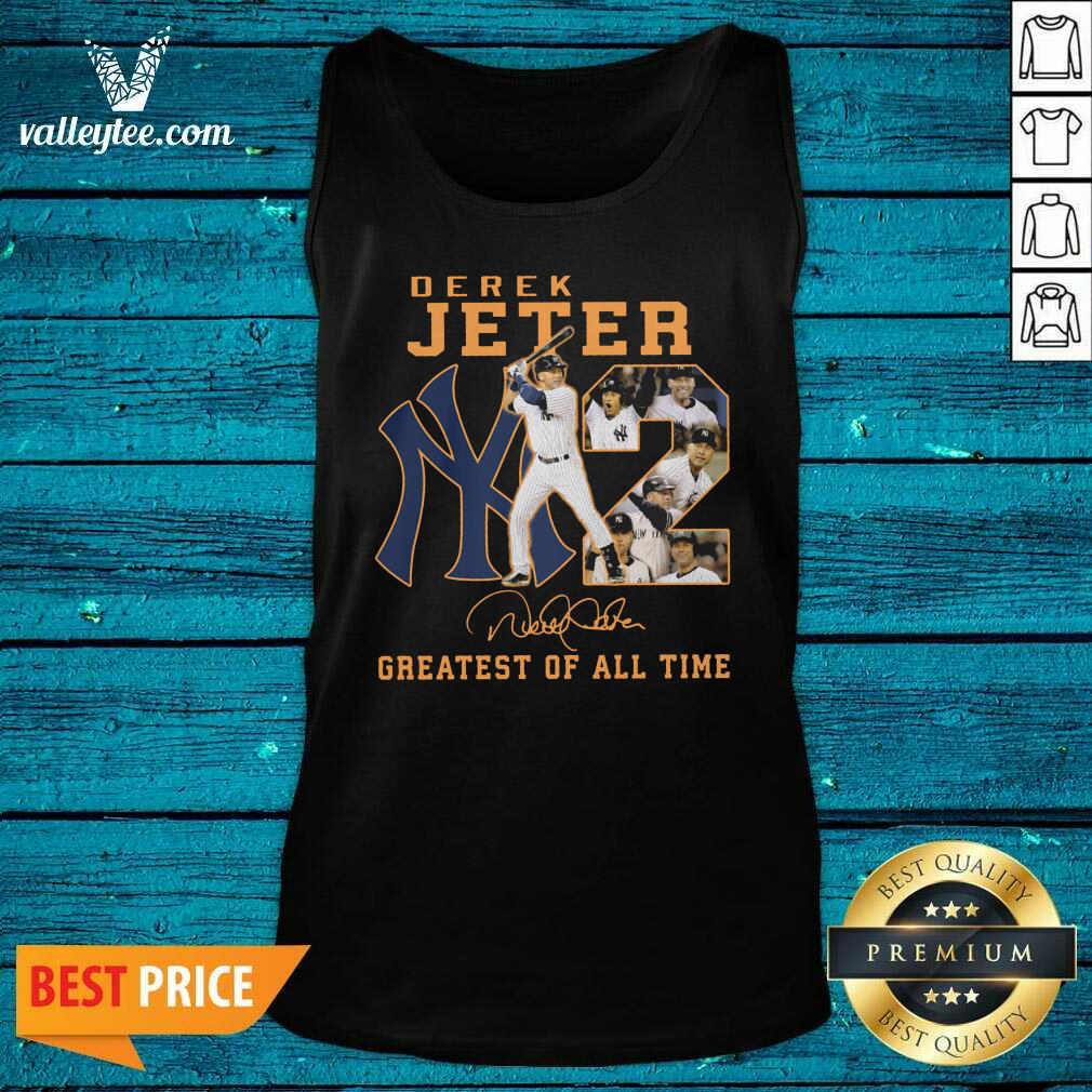 Funny NY2 Derek Jeter Greatest Of All Time Signature Shirt - Image 4