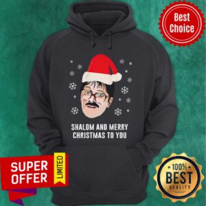 Alternative view of Awesome Shalom And Merry Christmas To You Christmas Shirt