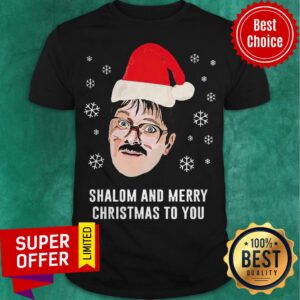 Awesome Shalom And Merry Christmas To You Christmas Shirt