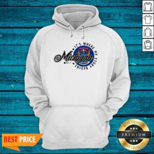 Alternative view of Funny Michigan It’s Where My Story Begins Shirt