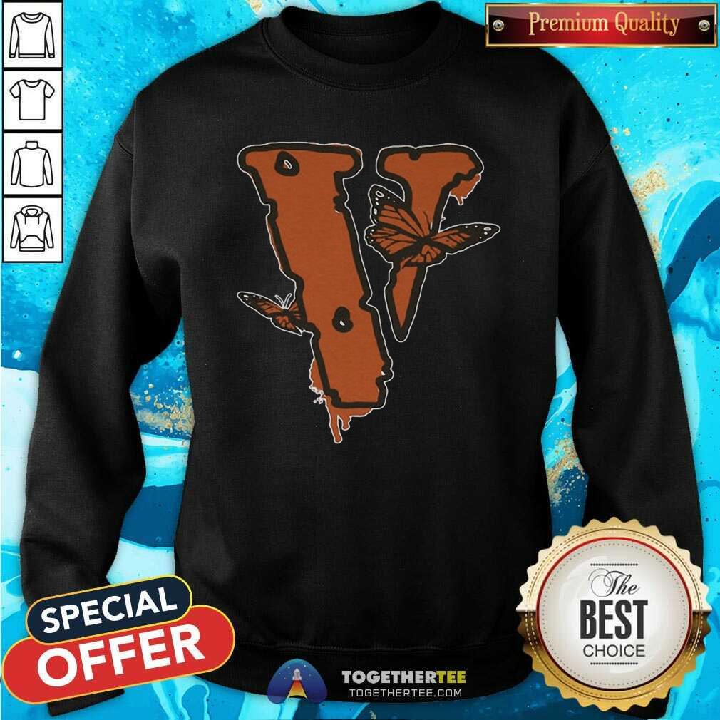 Nice Juice Wrld x Vlone Butterfly Shirt - Image 2
