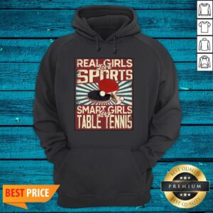 Alternative view of Top Real Girls Love Sports Smart Girls Love Table Tennis Shirt
