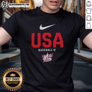 Hot USA Baseball Logo T-Shirt