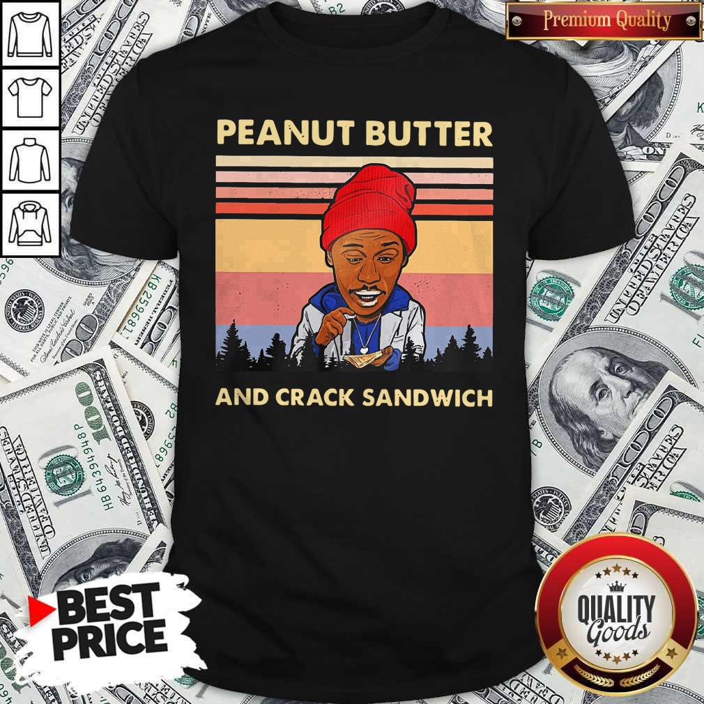 Official Peanut Butter And Crack Sandwich Vintage Shirt