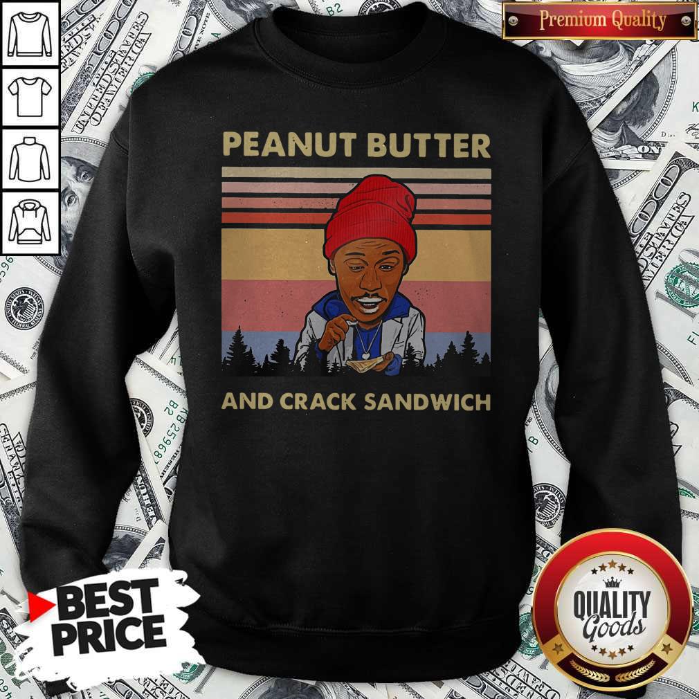 Official Peanut Butter And Crack Sandwich Vintage Shirt - Image 4