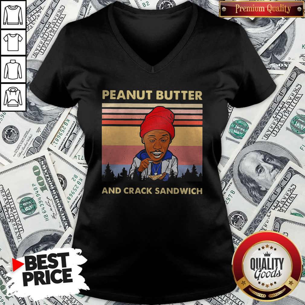 Official Peanut Butter And Crack Sandwich Vintage Shirt - Image 2