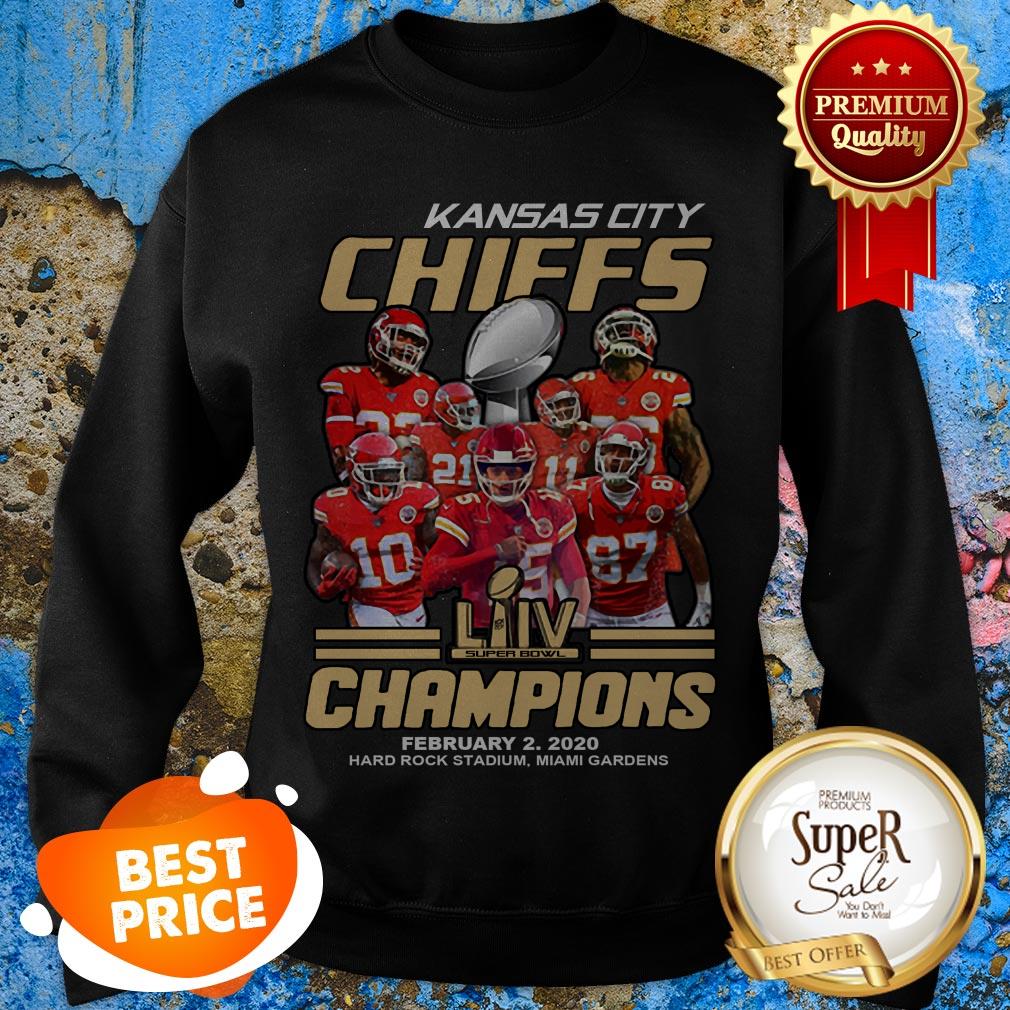 Kansas City Chiefs Super Bowl Champions Hard Rock Stadium Miami Gardens Shirt - Image 4