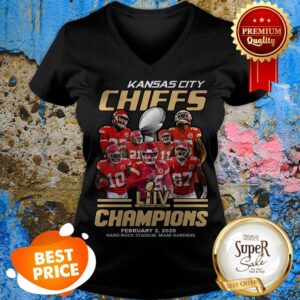 Alternative view of Kansas City Chiefs Super Bowl Champions Hard Rock Stadium Miami Gardens Shirt