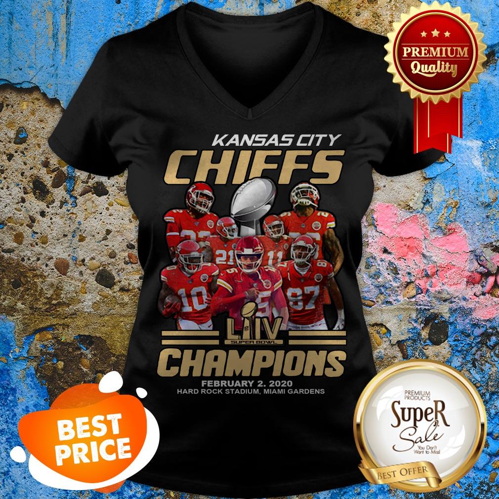 Kansas City Chiefs Super Bowl Champions Hard Rock Stadium Miami Gardens Shirt - Image 2