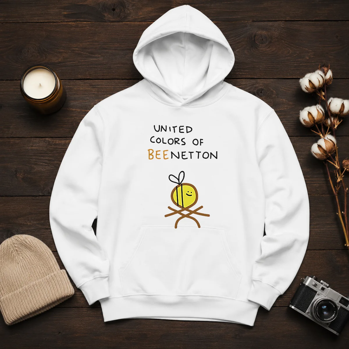 Awesome United Colors Of Bee Netton Bee Logo Shirt - Image 6