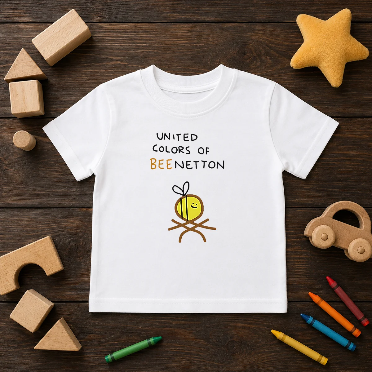 Awesome United Colors Of Bee Netton Bee Logo Shirt - Image 9