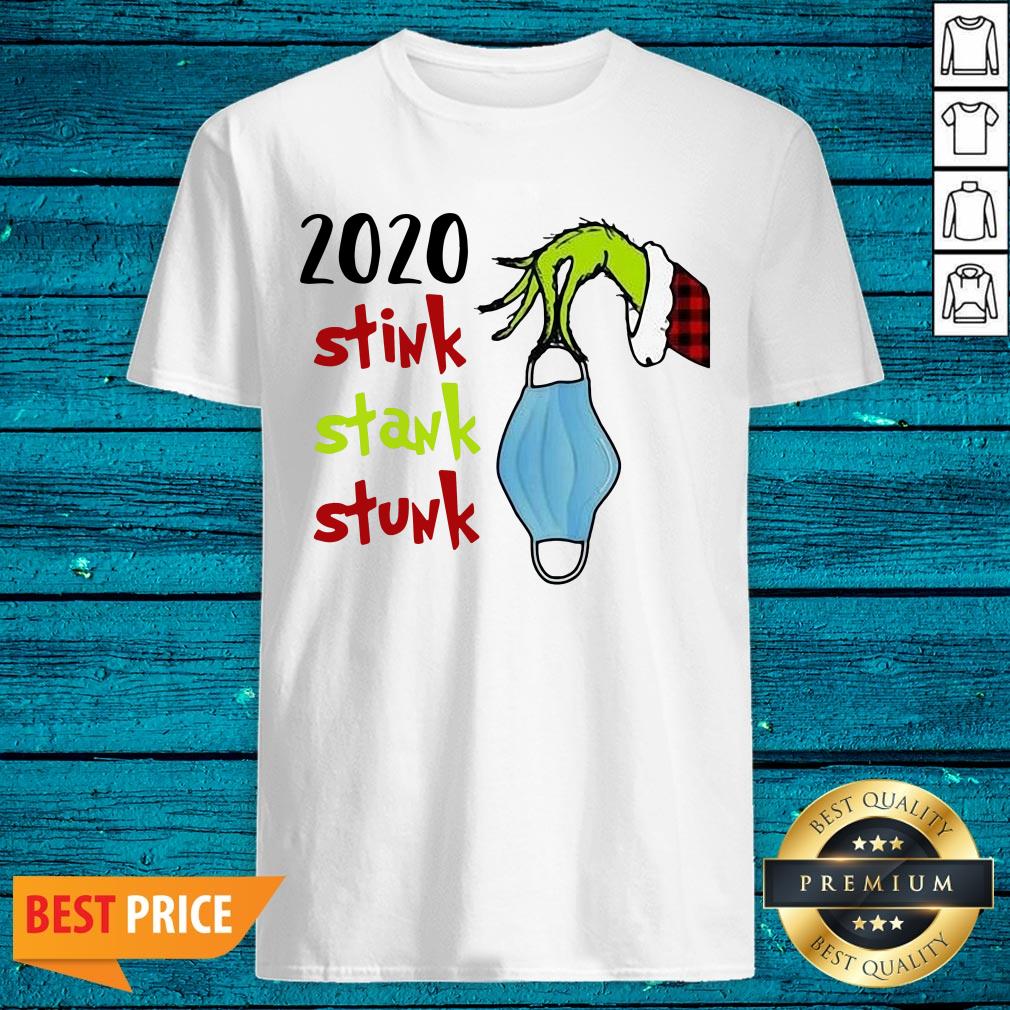 Super Nice Grinch Hand 2020 Stink Stank Stunk Shirt